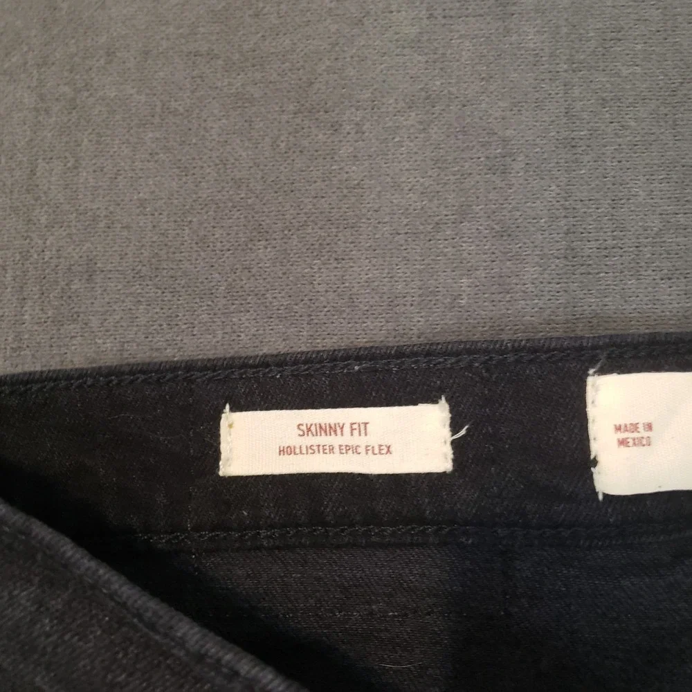 Hollister Jeans Mens Size 29x32‎ Epic Flex Skinny Fit Black